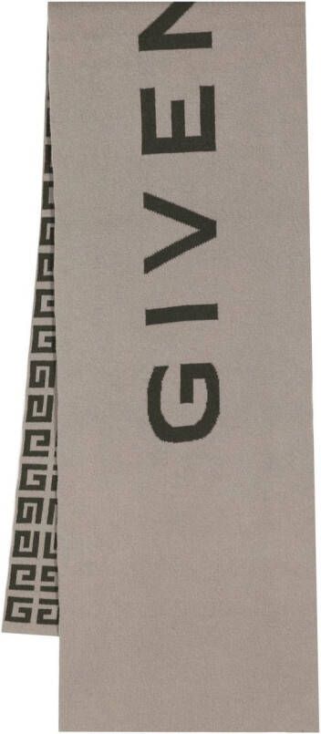 Givenchy Intarsia sjaal Grijs