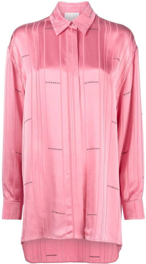 Givenchy Satijnen blouse Roze