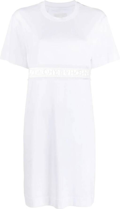 Givenchy Shiftjurk met geborduurd logo Wit