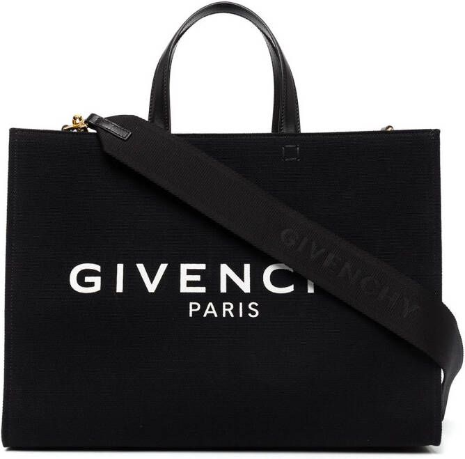 Givenchy Shopper met logoprint Zwart