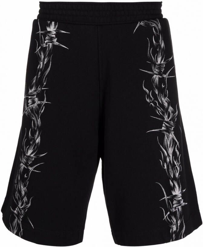 Givenchy Shorts met print Zwart