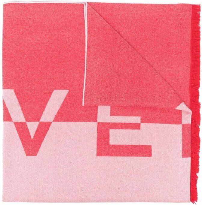 Givenchy Sjaal met logoprint Rood