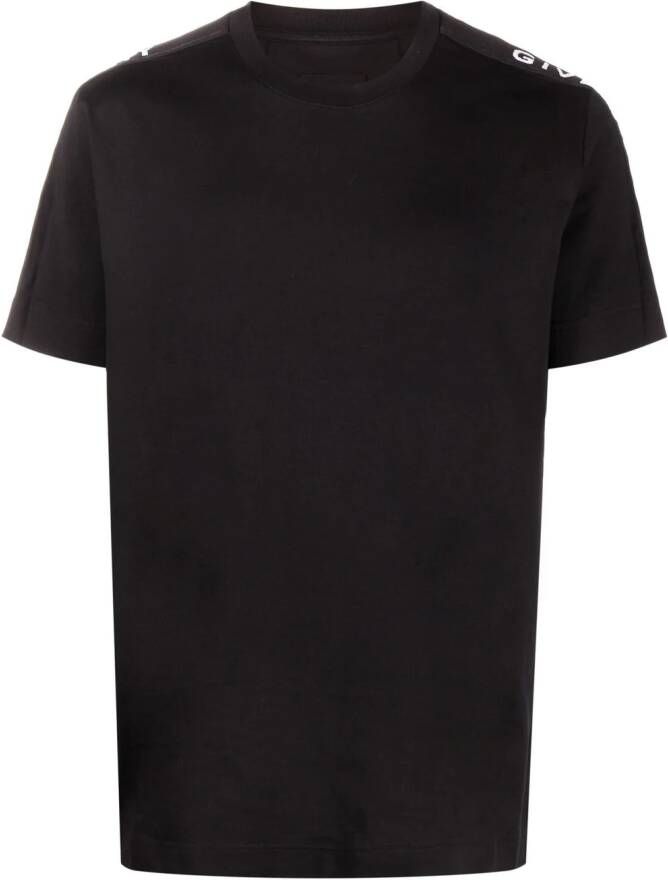 Givenchy T-shirt met logoband Zwart