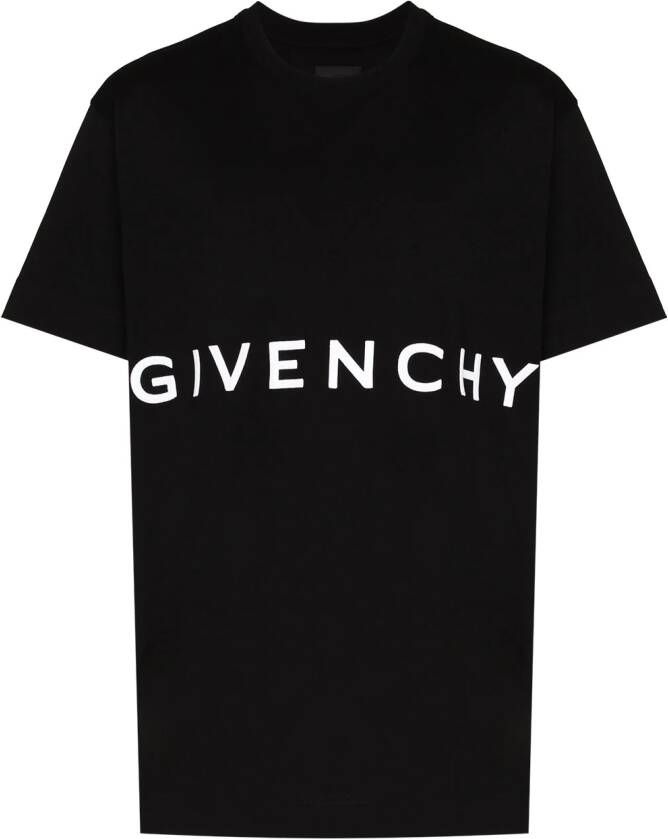 Givenchy T-shirt met 4G patroon Zwart