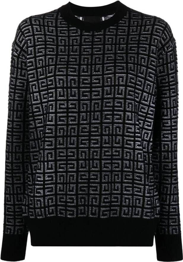 Givenchy Trui met jacquard Zwart
