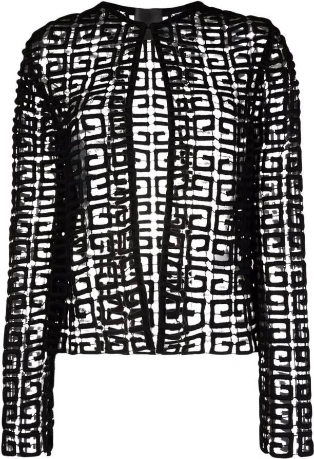Givenchy Vestjack dames wol Polyester 34 Zwart