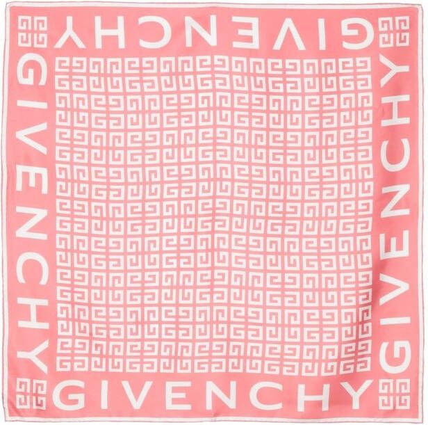 Givenchy Zijden sjaal Roze
