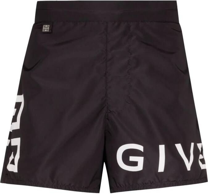 Givenchy Zwembroek met print Zwart