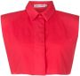 Gloria Coelho Cropped poloshirt Rood - Thumbnail 1