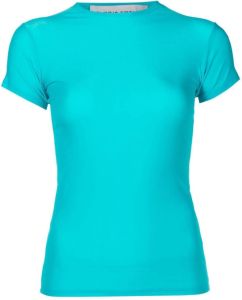 Gloria Coelho Getailleerd T-shirt Blauw