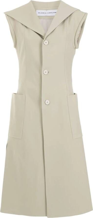 Gloria Coelho Lang gilet Beige