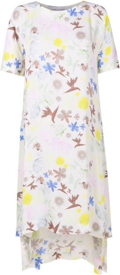 Gloria Coelho Maxi-jurk met bloemenprint Veelkleurig