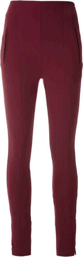 Gloria Coelho Skinny broek Rood