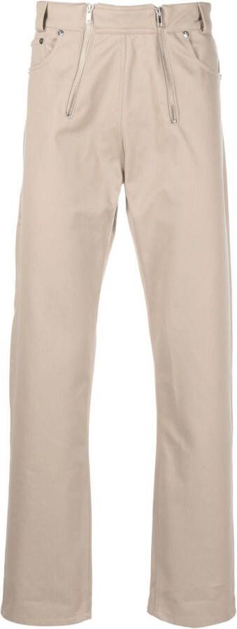 GmbH Chino met ritsdetail Beige