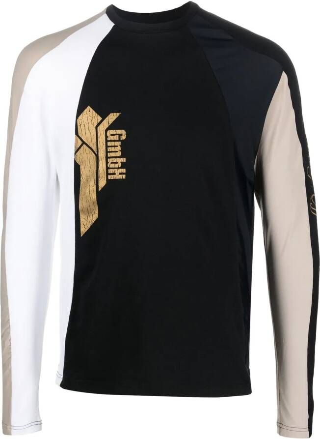 GmbH T-shirt met logoprint Zwart