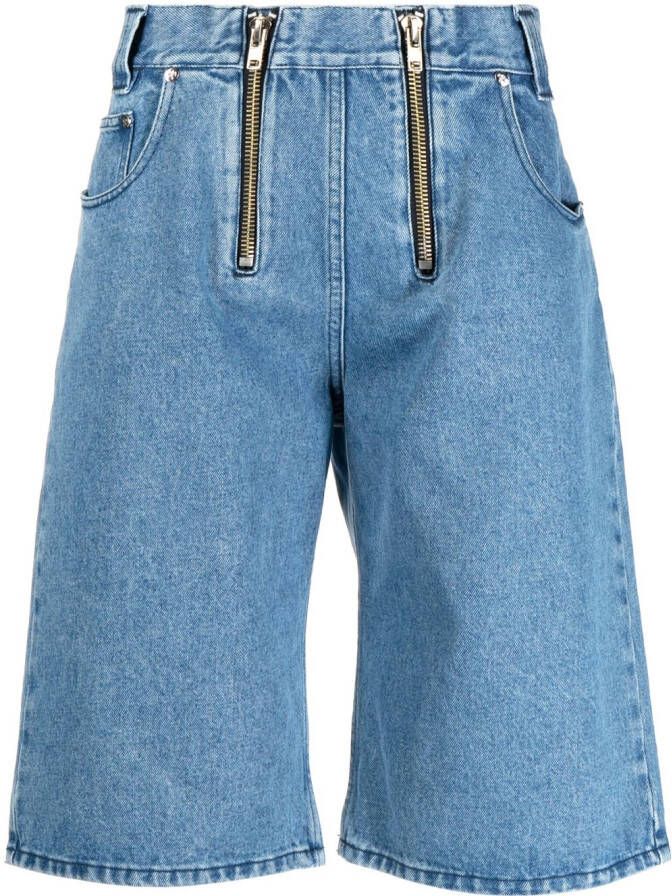 GmbH Denim shorts Blauw