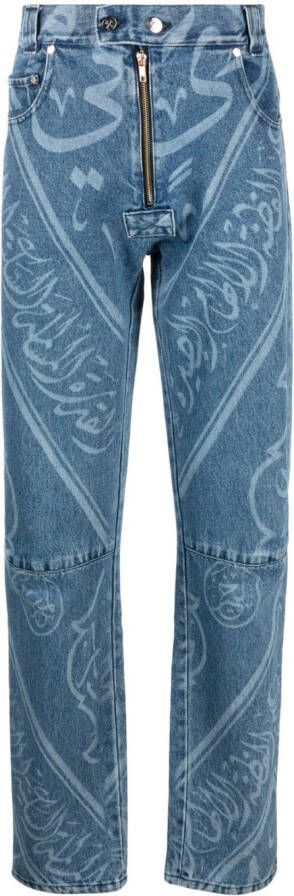 GmbH Straight jeans Blauw