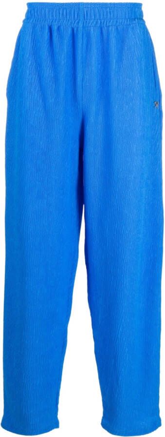 GmbH Trainingsbroek met logoplakkaat Blauw