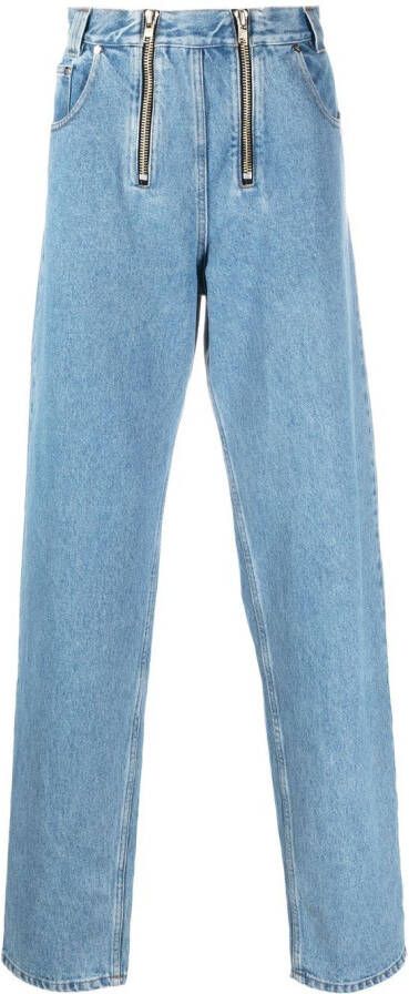 GmbH Jeans met rits Blauw