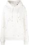 God's Masterful Children Hoodie met gescheurd detail Wit - Thumbnail 1