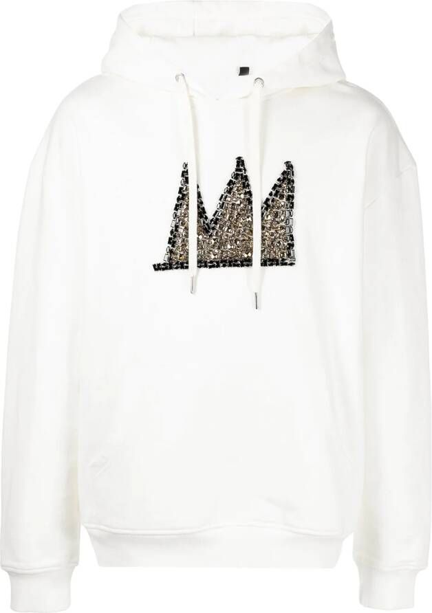 God's Masterful Children Hoodie met print Wit