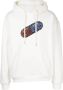 God's Masterful Children Hoodie verfraaid met kristallen Wit - Thumbnail 1