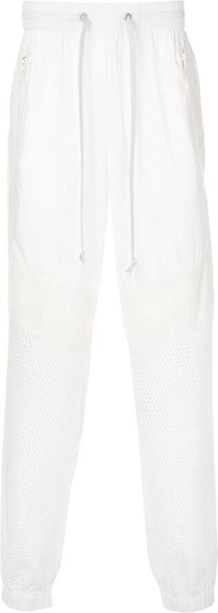 God's Masterful Children Trainingsbroek met mesh vlak Wit