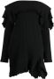 Goen.J Asymmetrische mini-jurk Zwart - Thumbnail 1