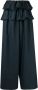 Goen.J Broek met wijde pijpen Blauw - Thumbnail 1