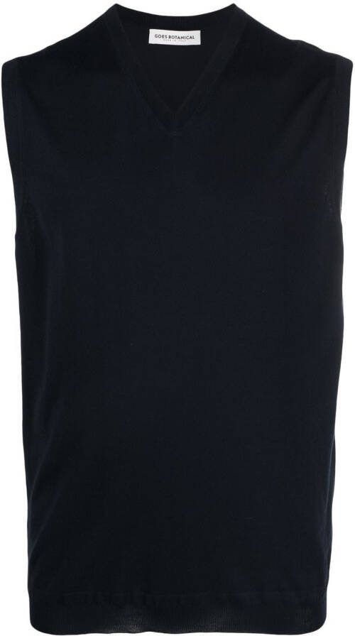 GOES BOTANICAL Gebreide spencer Blauw