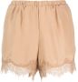 Gold Hawk Shorts met kant Beige - Thumbnail 1