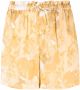 Gold Hawk Shorts met bloemenprint Goud - Thumbnail 1