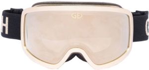 Goldbergh Eyecatcher bril met logoband Goud