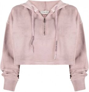 Golden Goose Cropped hoodie Roze