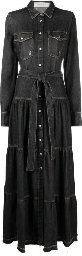 Golden Goose Denim blousejurk Zwart