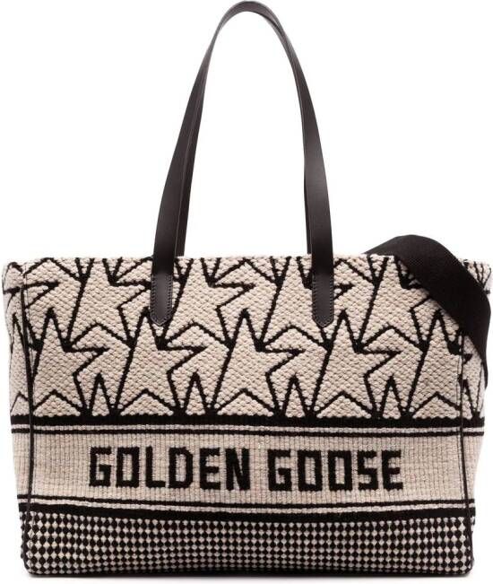 Golden Goose East-West California schoudertas Beige
