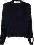 Golden Goose Gerafelde trui Blauw - Thumbnail 1