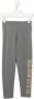 Golden Goose Kids Legging met logoprint Grijs - Thumbnail 1