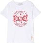 Golden Goose Kids T-shirt met logoprint Wit - Thumbnail 1