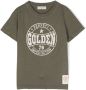 Golden Goose Kids T-shirt met logoprint Groen - Thumbnail 1