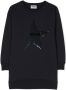 Golden Goose Kids Sweaterjurk met pailletten Blauw - Thumbnail 1