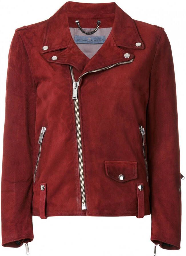 Golden Goose klassieke bikerjack Roze