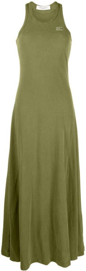 Golden Goose Maxi-jurk met print Groen