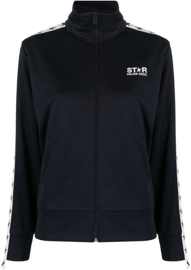 Golden Goose Trainingsjack met sterrenprint Blauw