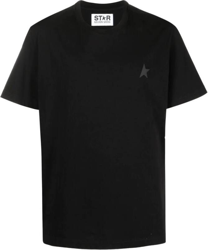 Golden Goose T-shirt met sterrenprint Zwart