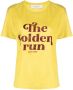 Golden Goose Linnen T-shirt Geel - Thumbnail 1