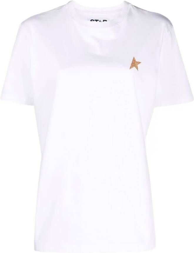 Golden Goose White Star Collection T-shirt Wit