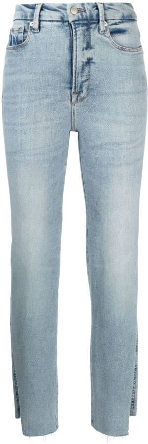 Good American Straight jeans Blauw