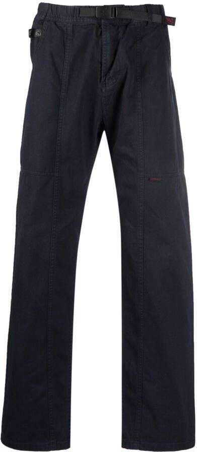 Gramicci Broek met ceintuur Blauw