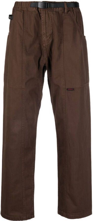 Gramicci Broek met ceintuur Bruin